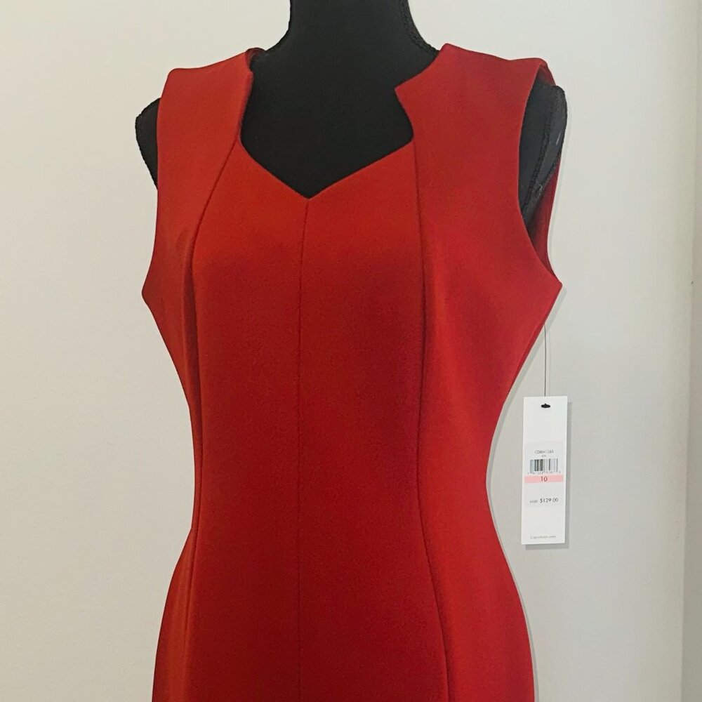 Calvin Klein Sleeveless Sheath Dress